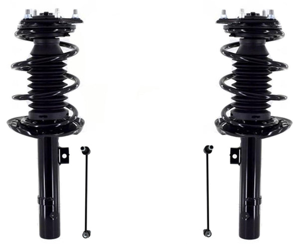 Front Complete Struts & Sway Bar Links For Honda Civic 1.5L Hatchback 2017-2021