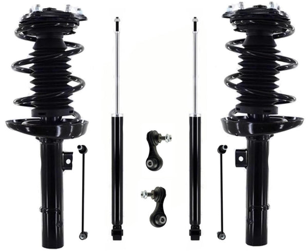 Front Complete Struts Rear Shocks & Links For Honda Civic Sedan 2016 2018 2021