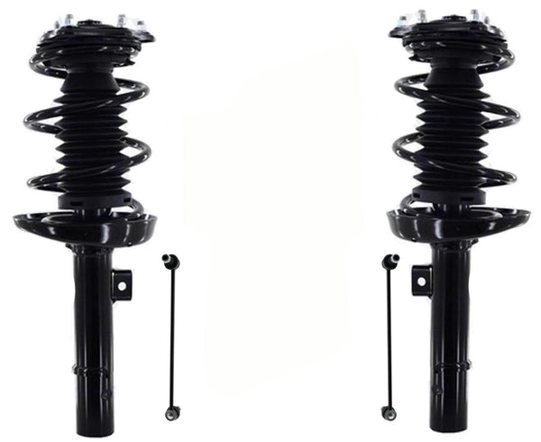 Front Complete Struts Assembly & Sway Bar Links For Honda Civic Sedan 2016-2021