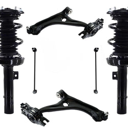 Brazos de control y enlaces de puntales delanteros completos para Honda Civic 2016-2020 Sedan