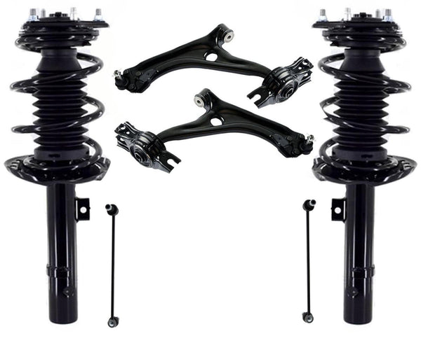 Front Complete Strut Control Arms Links For Honda Civic 1.5L Hatchback 2017-2021