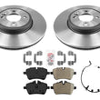 Frt Performance Disc Brake Rotors Pads Sensors for Mini Cooper Convertible 07-08