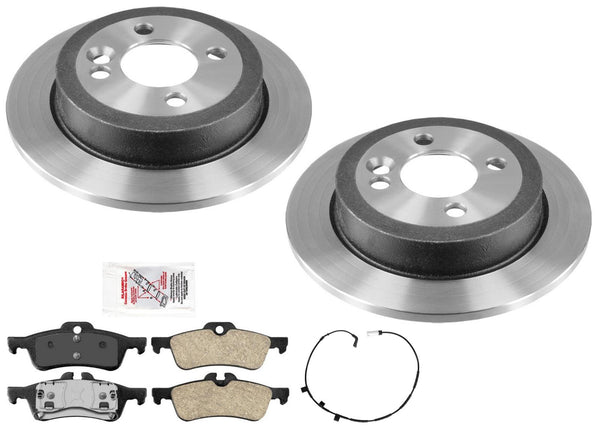 Rr Performance Disc Brake Rotors Pads Sensors for Mini Cooper Convertible 07-08