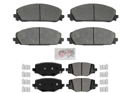 Front & Rear ASD Disc Brake Pads for Dodge Durango Special Service Police 21-24