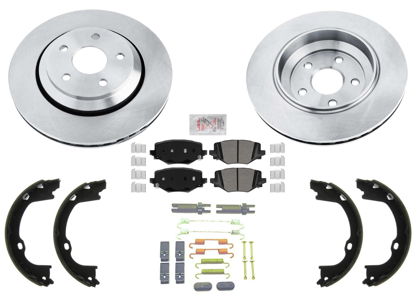 Rear Disc Brake Rotors Brake Pads for Dodge Durango Special Service Police 21-24