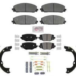 ASD Disc Brake Pads Parking Shoe for Dodge Durango Special Service Police 21-24