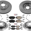 Premium F&R Disc Brake Rotors Pads Sensors for Mini Cooper Base 2009-2010