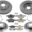 F&R Disc Brake Rotors Pads Sensors for Mini Cooper Base Hatchback 2007-2008