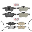 Front & Rear Disc Brake Pads Sensors for Mini Cooper Base Hatchback 2007-2008