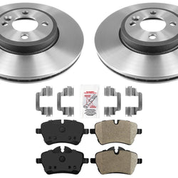Front Performance Disc Brake Rotors Pads for Mini Cooper S 2007-2015 294MM