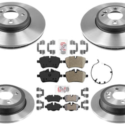 Performance Disc Brake Rotors Pads Sensor for Mini Cooper S 2007-2015 294MM