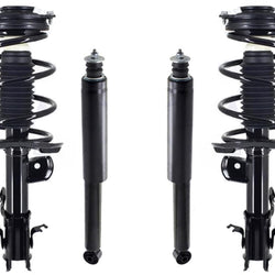 Front Struts & Rear Complete Shocks W/ Mounts For Nissan Sentra 2014 2015 2019