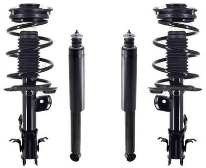 Front Complete Struts & Rear Complete Shocks W/ Mounts For Nissan Sentra 2013