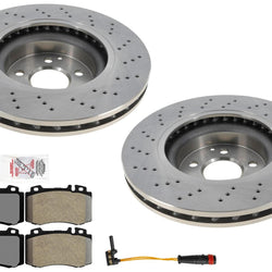 Front Performance Disc Brake Rotors Pads for Mercedes Benz SL550 2007-2012 330MM