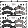 Severe Duty Brake Pads W/ Sensors For Hino 155 2012 2013 2018 Front and Rear