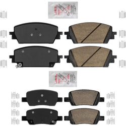 AME Front Rear Ceramic Disc Brake Pads For Hyundai Santa Fe 2021 2022 2023 2024