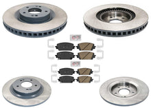 Coated Disc Brake Rotors & Disc Brake Pads For Hyundai Santa Fe 2021-2023 2.5L