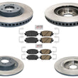 Coated Disc Brake Rotors & Disc Brake Pads For Hyundai Santa Cruz 2022 2023 24