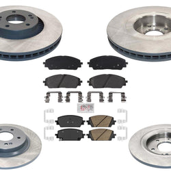 Coated Disc Brake Rotors & Disc Brake Pads For Kia Carnival 2022 2023 2024