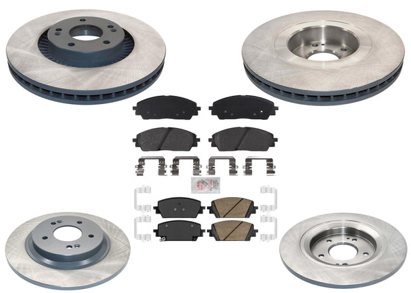 Coated Disc Brake Rotors & Disc Brake Pads For Kia Carnival 2022 2023 2024