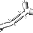 Front Resonator Left Right Dual Rear Muffler for Cadillac CTS 2004-2007 3.6L