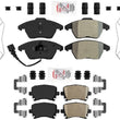 AME Front & Rear Disc Brake Pad Set for Volkswagen Rabbit 2006 2007 2008 2009