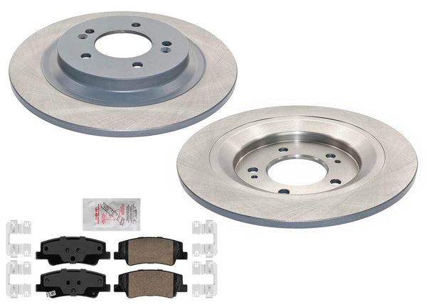Rear Disc Brake Rotors & Disc Brake Pads For Hyundai Tucson 2022 2023 2024