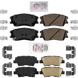 AME Front Rear Ceramic Disc Brake Pads For KIA Soul Turbo GT 2020 2021 2022