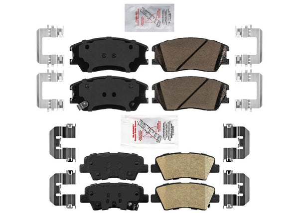 AME Front Rear Ceramic Disc Brake Pads For KIA Soul Turbo GT 2020 2021 2022