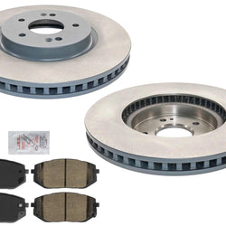 Front Coated Disc Brake Rotors Disc Brake Pads For Hyundai Tucson 2022 2023 2024