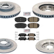 Front Rear Disc Brake Rotors & Disc Brake Pads For Hyundai Tucson 2022 2023 2024