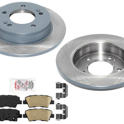 Rear Disc Brake Rotors & Disc Brake Pads For KIA Soul Turbo GT 2020-2022