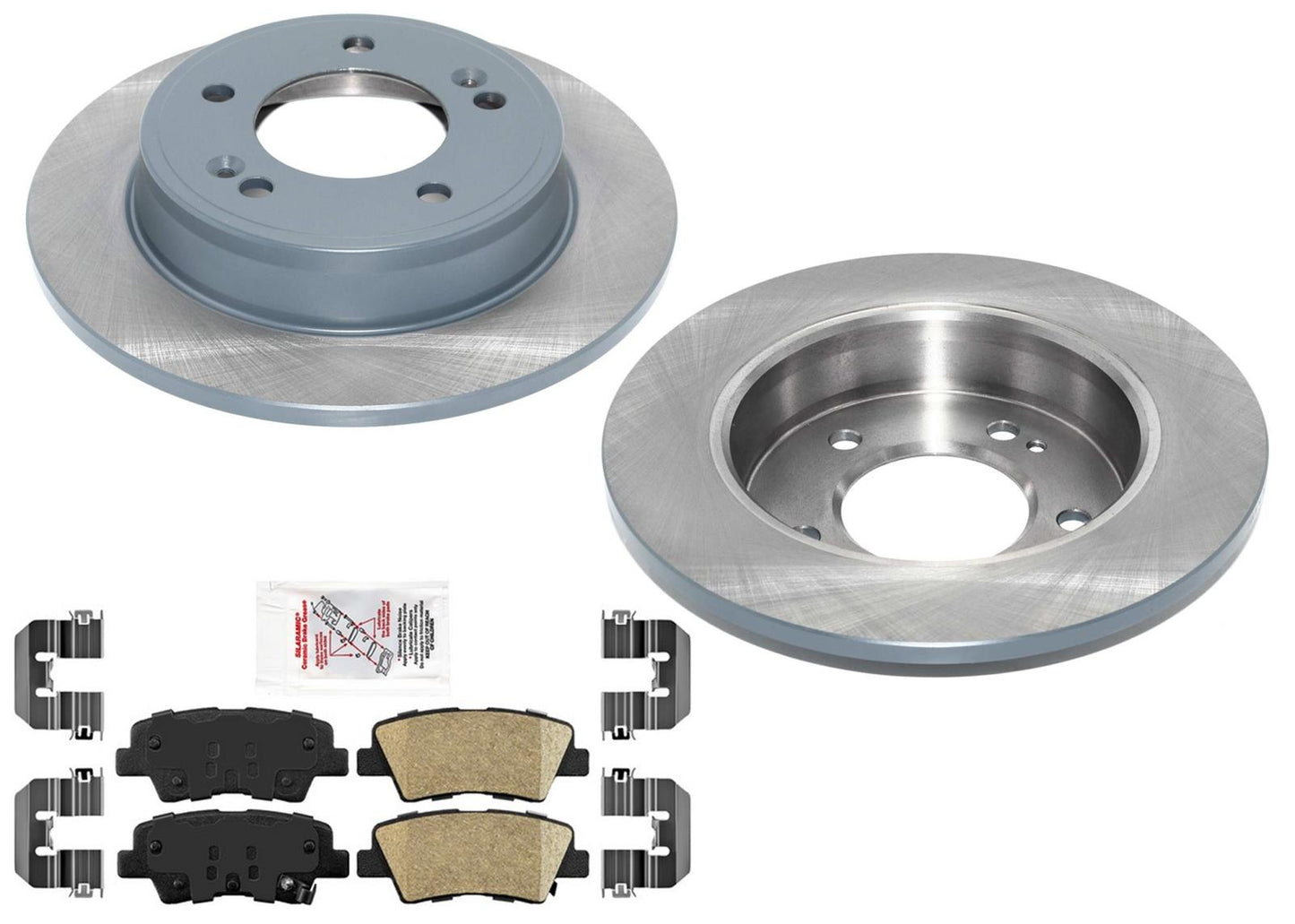 Rear Disc Brake Rotors & Disc Brake Pads For KIA Soul Turbo GT 2020-2022
