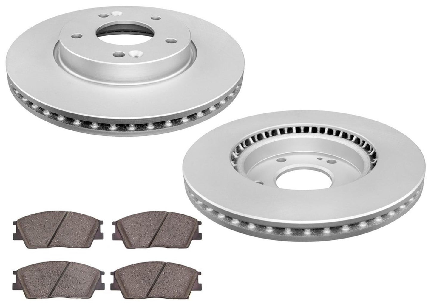 Front Disc Brake Rotors & Disc Brake Pads For KIA Soul 20-22 Natural Aspir 2.0L