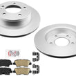 Rear Disc Brake Rotors & Disc Brake Pads For KIA Soul 20-22 Natural Aspir 2.0L