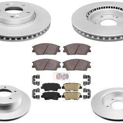 Ft Rr Disc Brake Rotors & Disc Brake Pads For KIA Soul 20-22 2.0L Natural Aspir