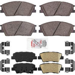 Front Rear Ceramic Disc Brake Pads For KIA Soul 20-22 Natural Aspir 2.0L