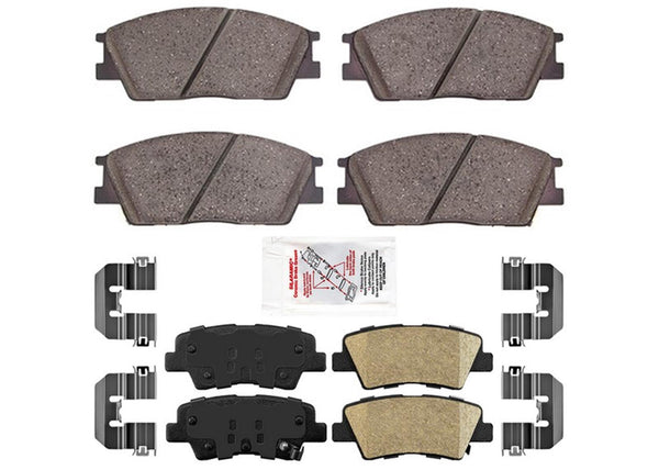 Front Rear Ceramic Disc Brake Pads For KIA Soul 20-22 Natural Aspir 2.0L