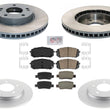 F&R Disc Brake Rotors Brake Pads for Hyundai Elantra 2021 2022 2024 1.6L 2.0L