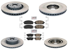 Coated Disc Brake Rotors Pads For Infiniti QX60 Nissan Pathfinder 2022 2023 2024