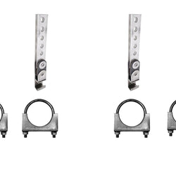 360 Open End Swivel Swinger Custom Exhaust Hanger Kit With clamps (Qty 4) 2