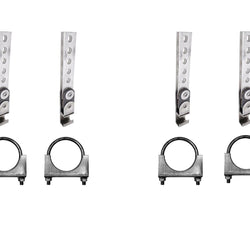 360 Open End Swivel Swinger Custom Exhaust Hanger Kit With clamps (Qty 4) 2.5
