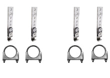360 Open End Swivel Swinger Custom Exhaust Hanger Kit With clamps (Qty 4) 3.0"