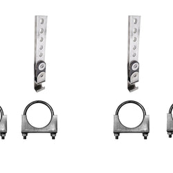 360 Open End Swivel Swinger Custom Exhaust Hanger Kit With clamps (Qty 4) 3.0