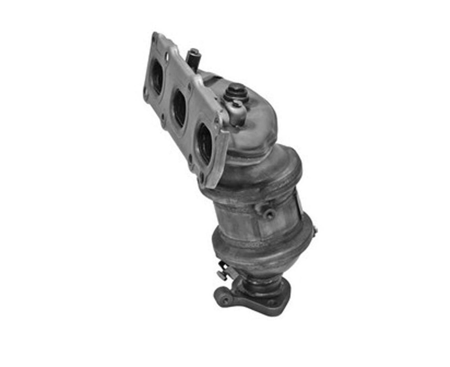 Radiator Side Manifold Catalytic Converter For 2013-19 Hyundai Santa Fe 3.3L AWD