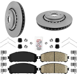 Front Pads & Coated Rotors FOR 2020-2022 Toyota Avalon Camry TRD model