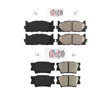 Ceramic Front + Rear Brake Pads FOR 2007-2018 TOYOTA AVALON CAMRY ES300H ES350