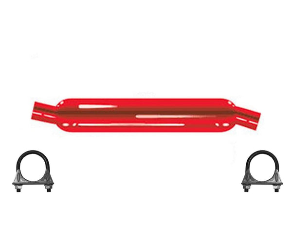 Cherry Bomb 87097CB Muffler 23 inch OAL, 18 in Body 2" Inlet 2" Outlet