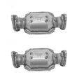 Rear Left & Right Catalytic Converters for Hyundai Genesis 2009-2014 V6 3.8L