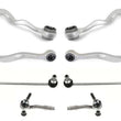 100% New Control Arms Ball Joints Sway Bar Links for Bmw 525i E60 04-07 8Pc Kit
